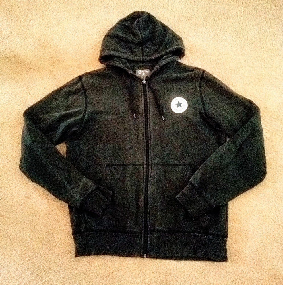 Converse All-Star Men's Black Patch Hoodie
